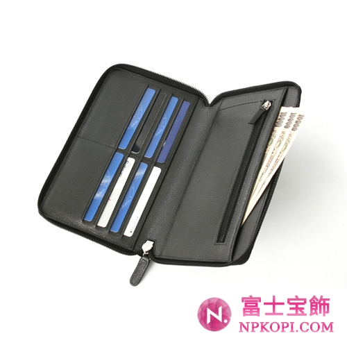 シャネル クルーズライン カメリア 長財布 ブラック A46506